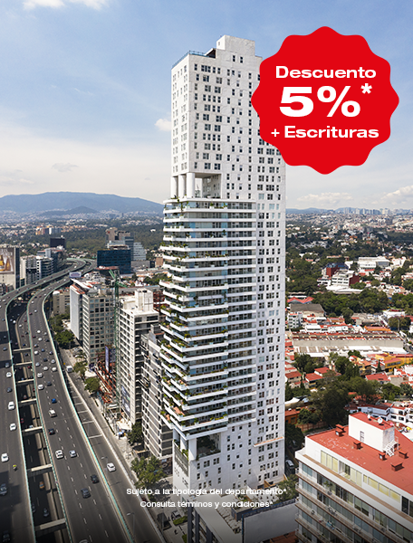 Departamentos en ICON BEYOND San Ángel, GDC Desarrollos